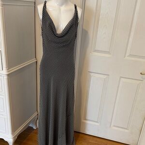 Zara Black and White Maxi Dress
